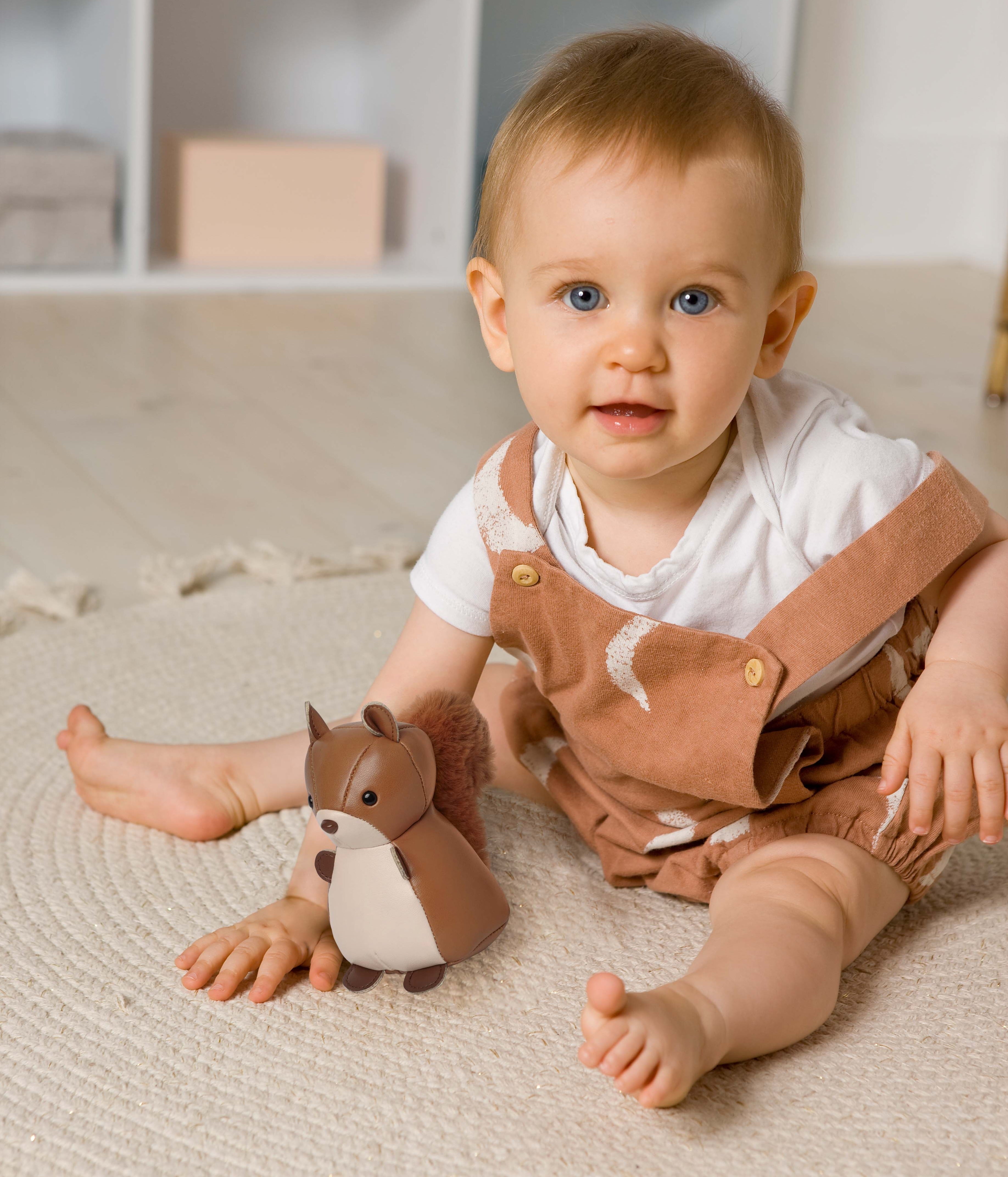 Little Big Friends - Farm Collection Tiny Friends Rattle Toy - Squirrel - Rattle / Teether
