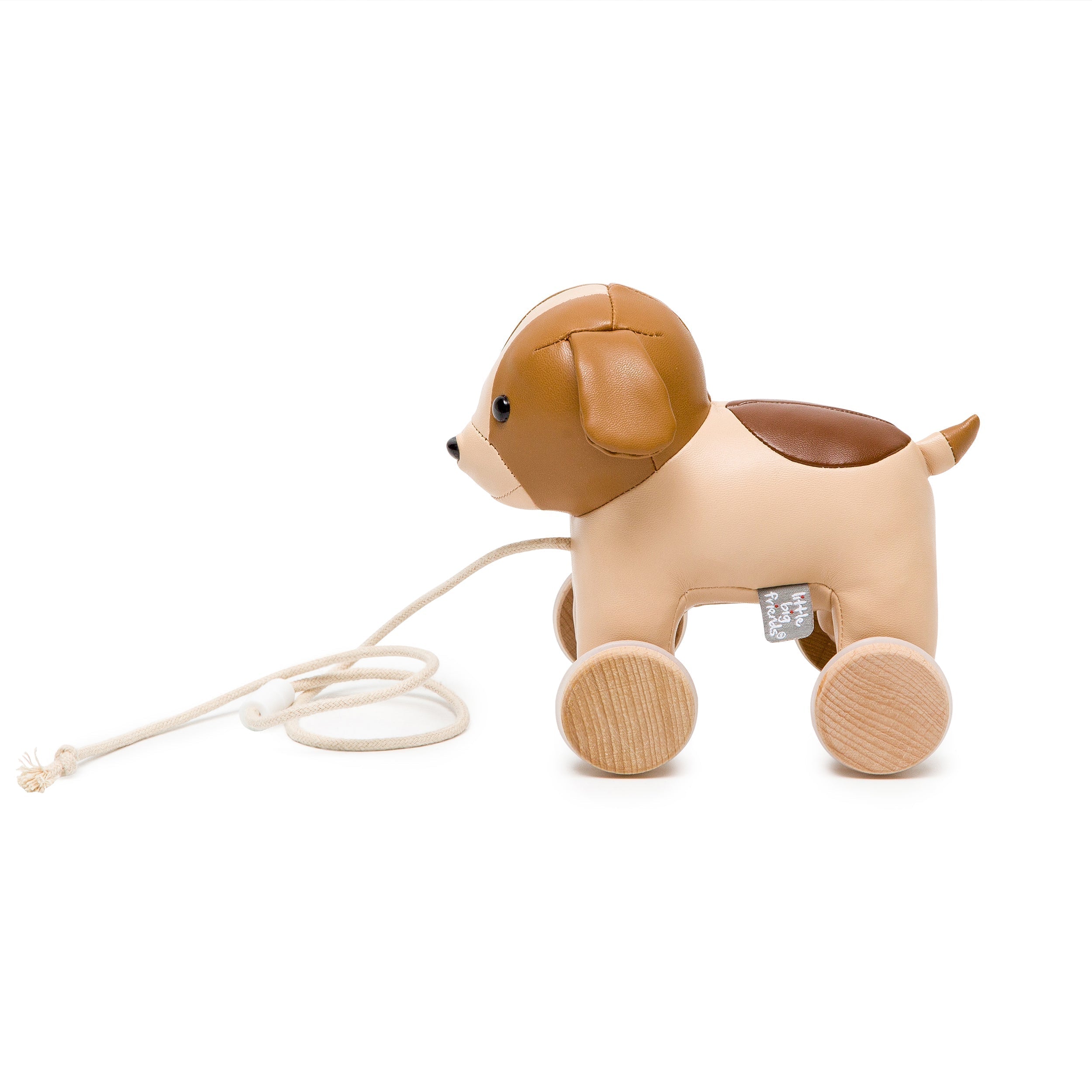 Little Big Friends Pull Along Animal Toy – Adrien the Dog - Push & Pull Toy