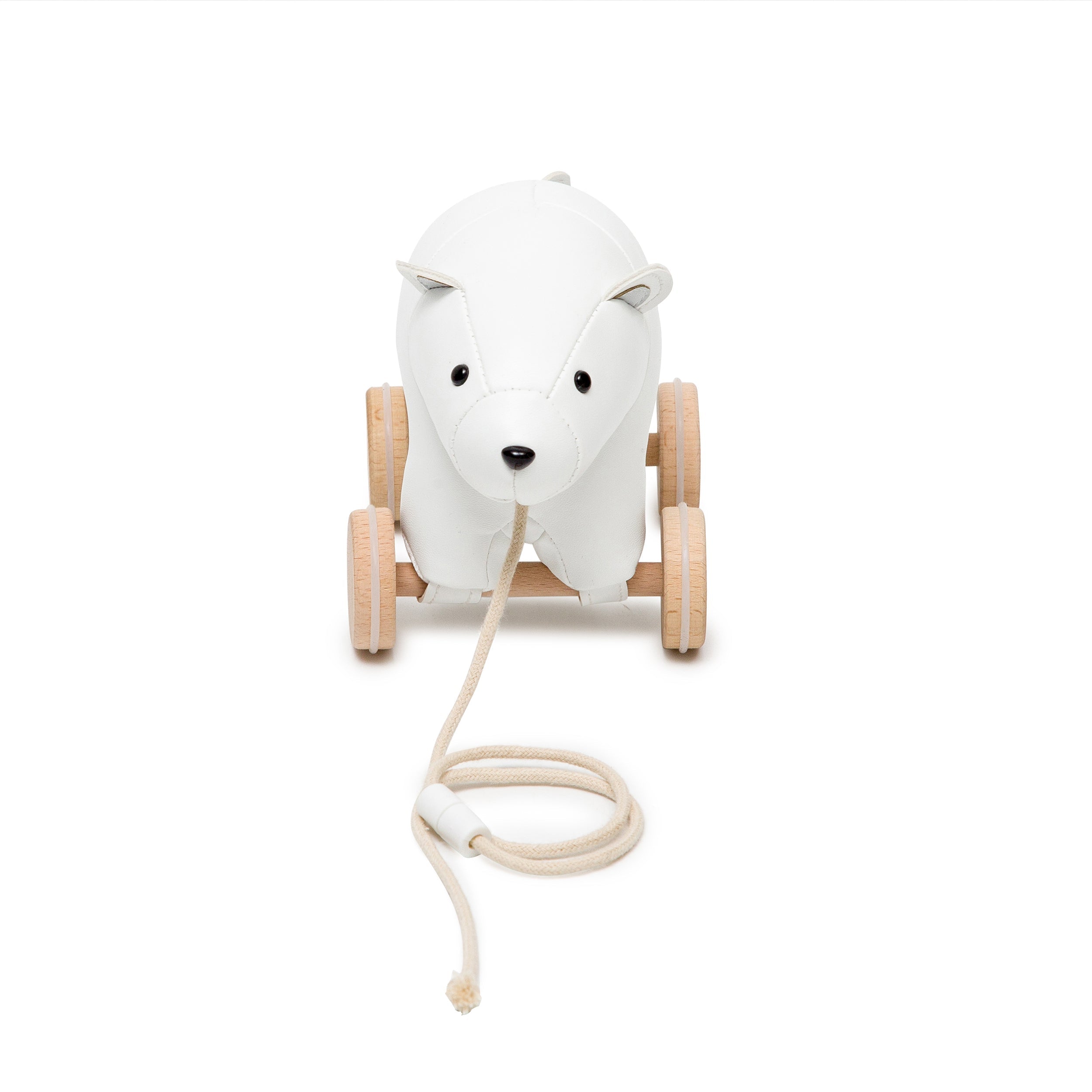 Little Big Friends Pull Along Animal Toy – Nathan the Polar Bear - Push & Pull Toy