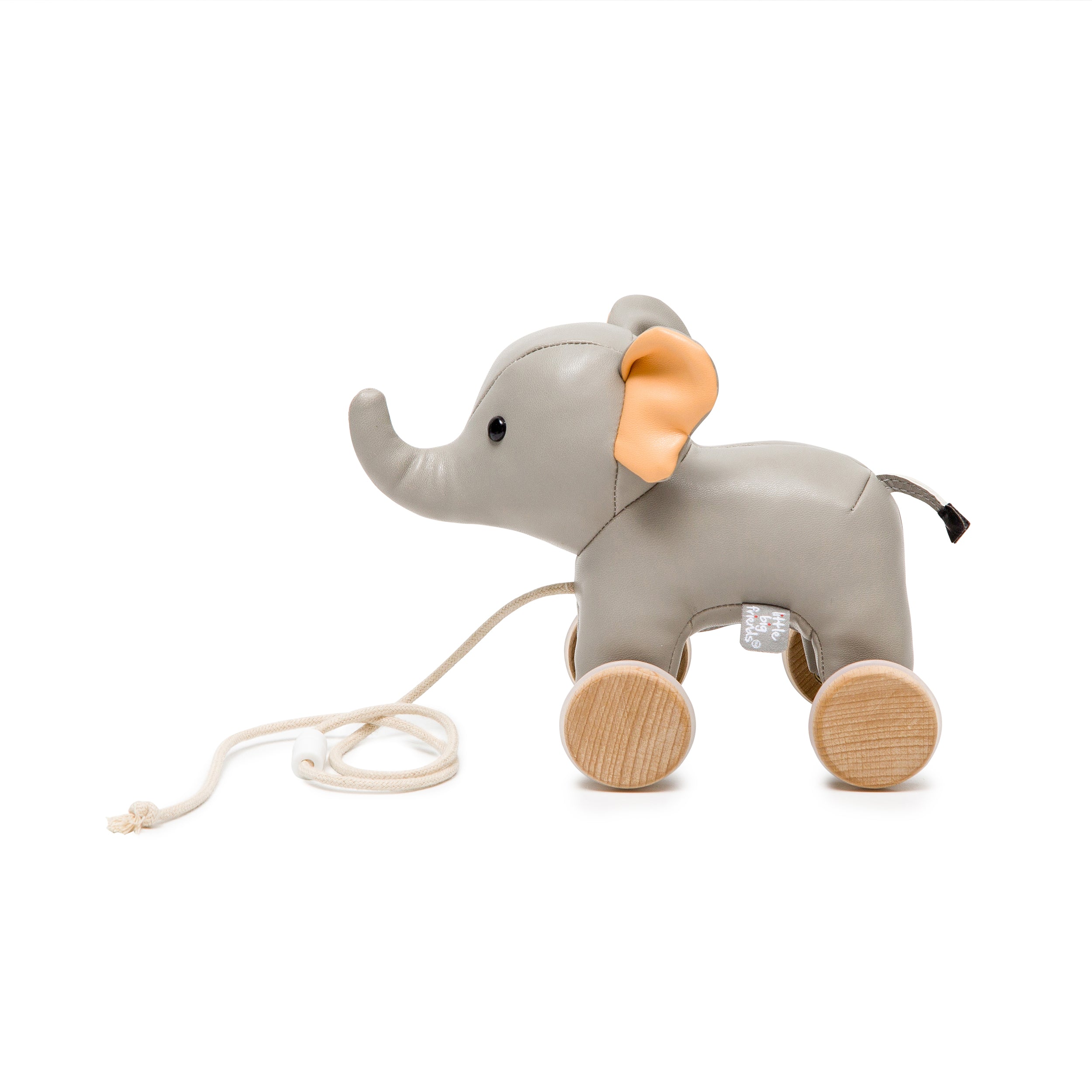 Little Big Friends Pull Along Animal Toy – Vincent the Elephant - Push & Pull Toy
