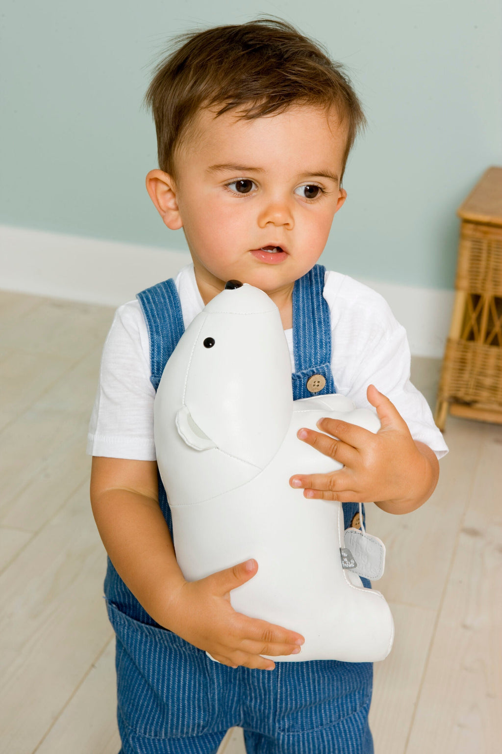 Little Big Friends: Sea Collection Pull-String Musical Animal Toy - Nathan the Polar Bear - Musical Toy