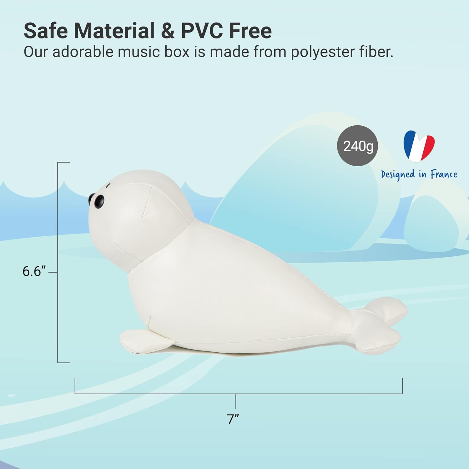 Little Big Friends: Sea Collection Pull-String Musical Animal Toy - Elliot the Seal - Musical Toy