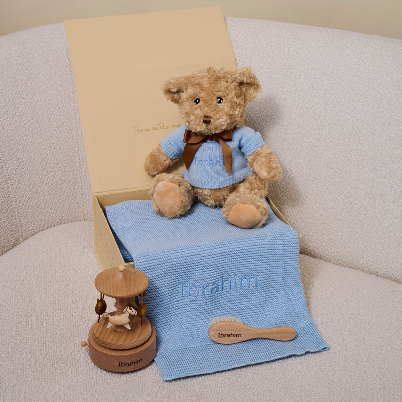Little Carousel Gift Set - Blue sky / Ballerina - Gift Box