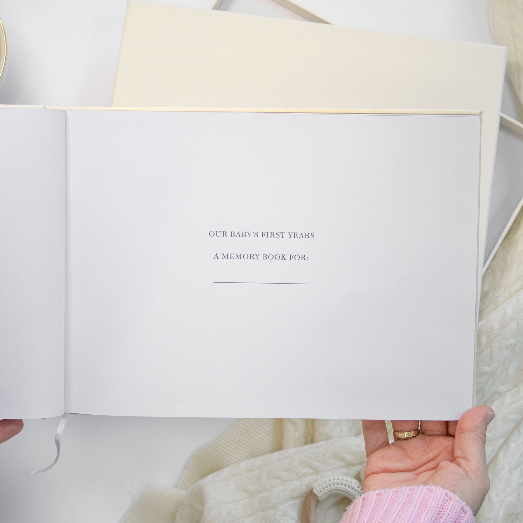 Luxury Baby Memory Book