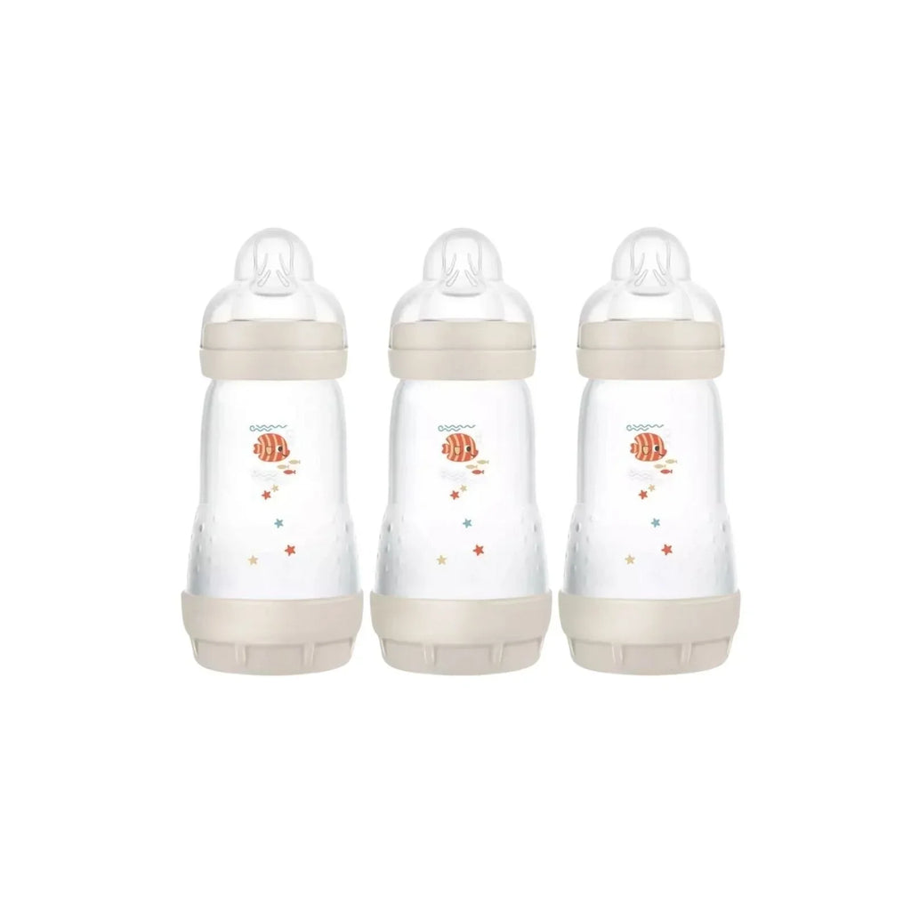 MAM Easy Start Anti-Colic Bottle 260ml Pack of 3 Assorted - Anti Colic