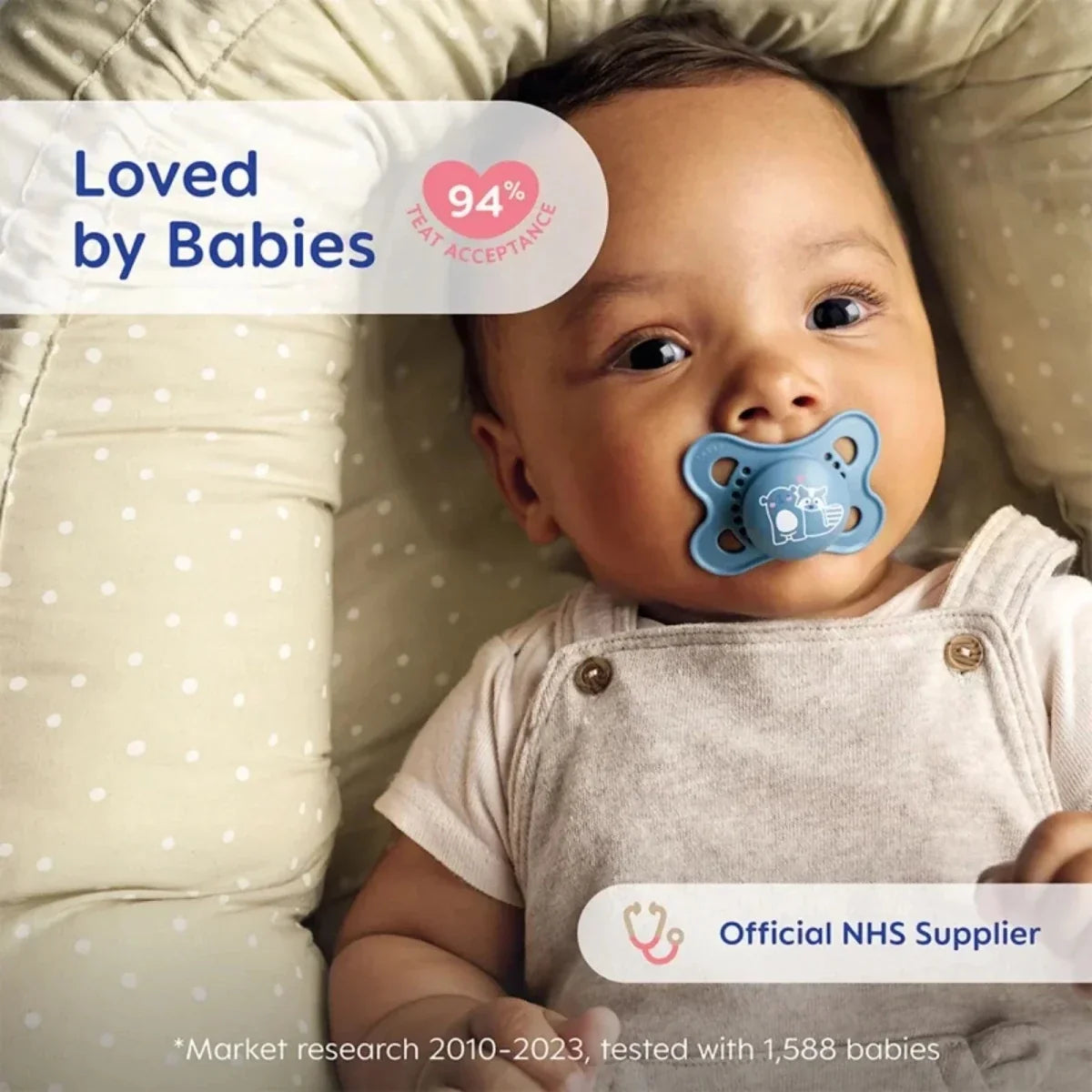 MAM Original Soother 0-6 months Pack of 2 - Blue - Soothers