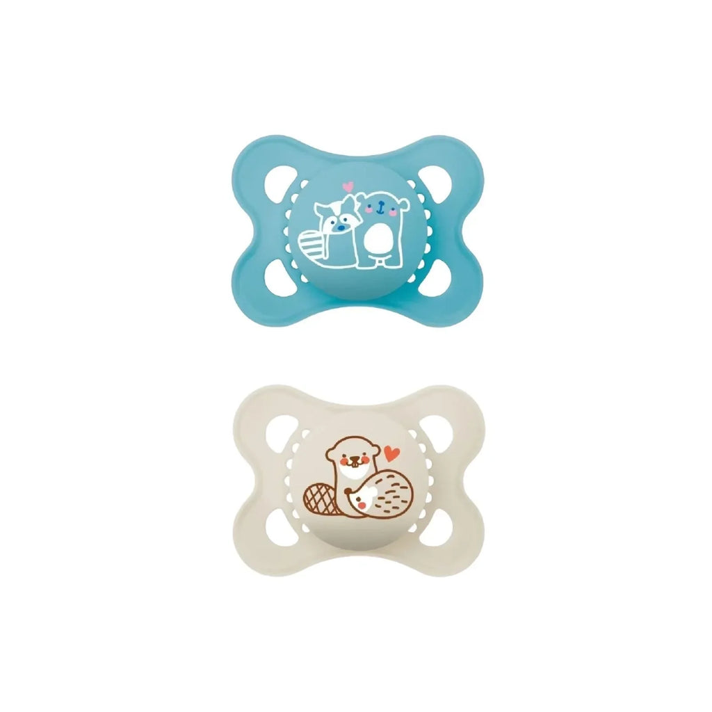 MAM Original Start Soother 0-2 months Pack of 2 - Blue - Soothers