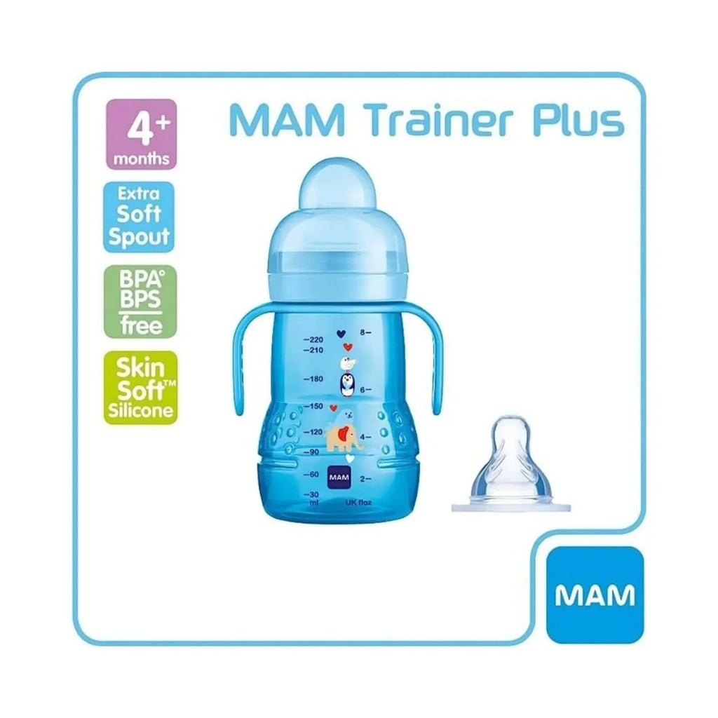 MAM Trainer Cup 2-in-1 220ml - Blue - Blue - Cups