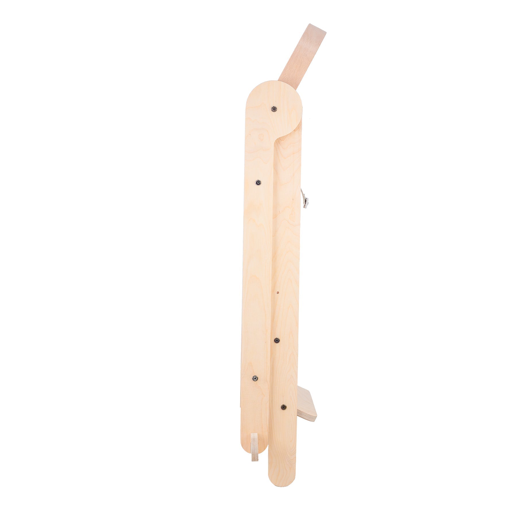 MamaToyz Folding Learning Tower - Natural Beech Wood Montessori Child Safety Platform - Learning Tower
