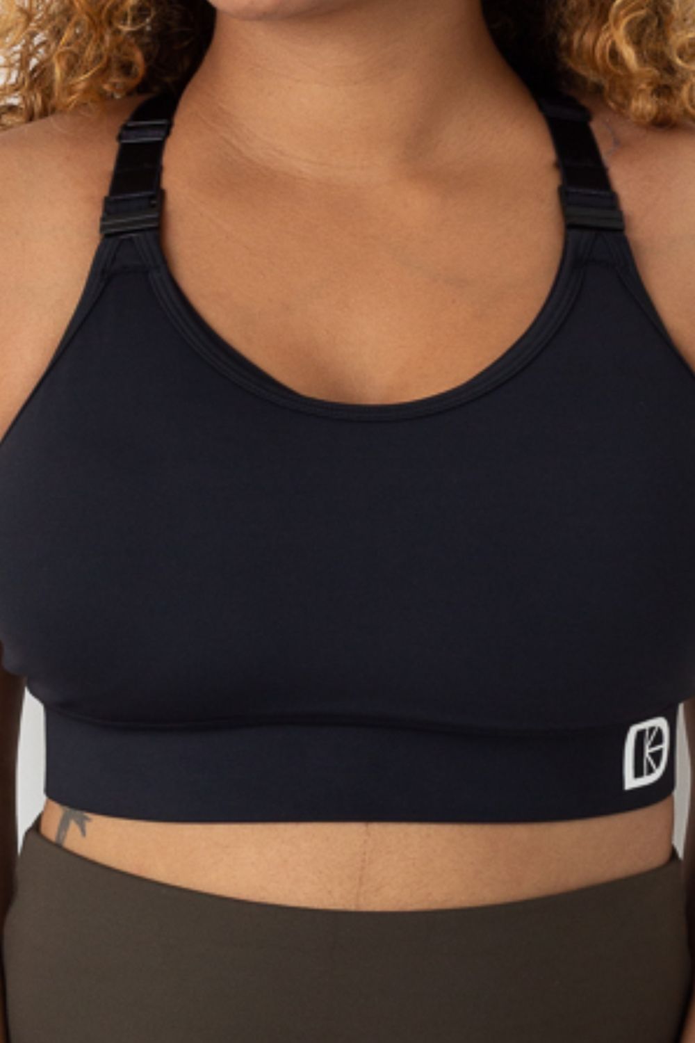 Maternity & Nursing Sports Bra | B–F Cup | Black - Nursing