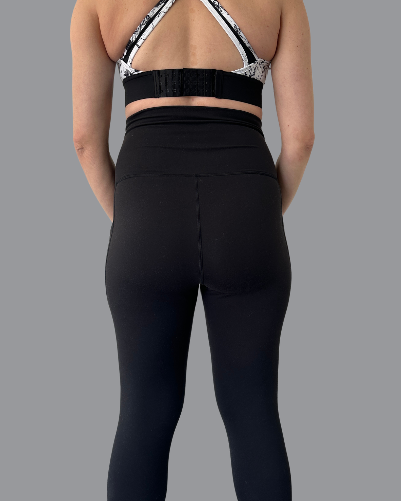 Maternity & Postnatal Active Support Leggings | Black - Leggings