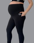 Maternity & Postnatal Active Support Leggings | Black - Leggings