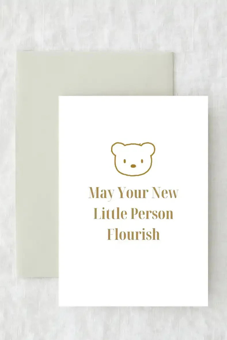 May Your New Little Person Flourish - Gift Card - Gift Cards