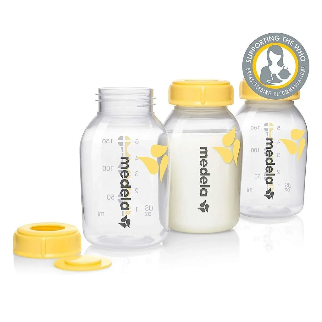 Medela Breastmilk Storage Bottles 150ml 3 pcs - Milk Storage Bags & Bottles