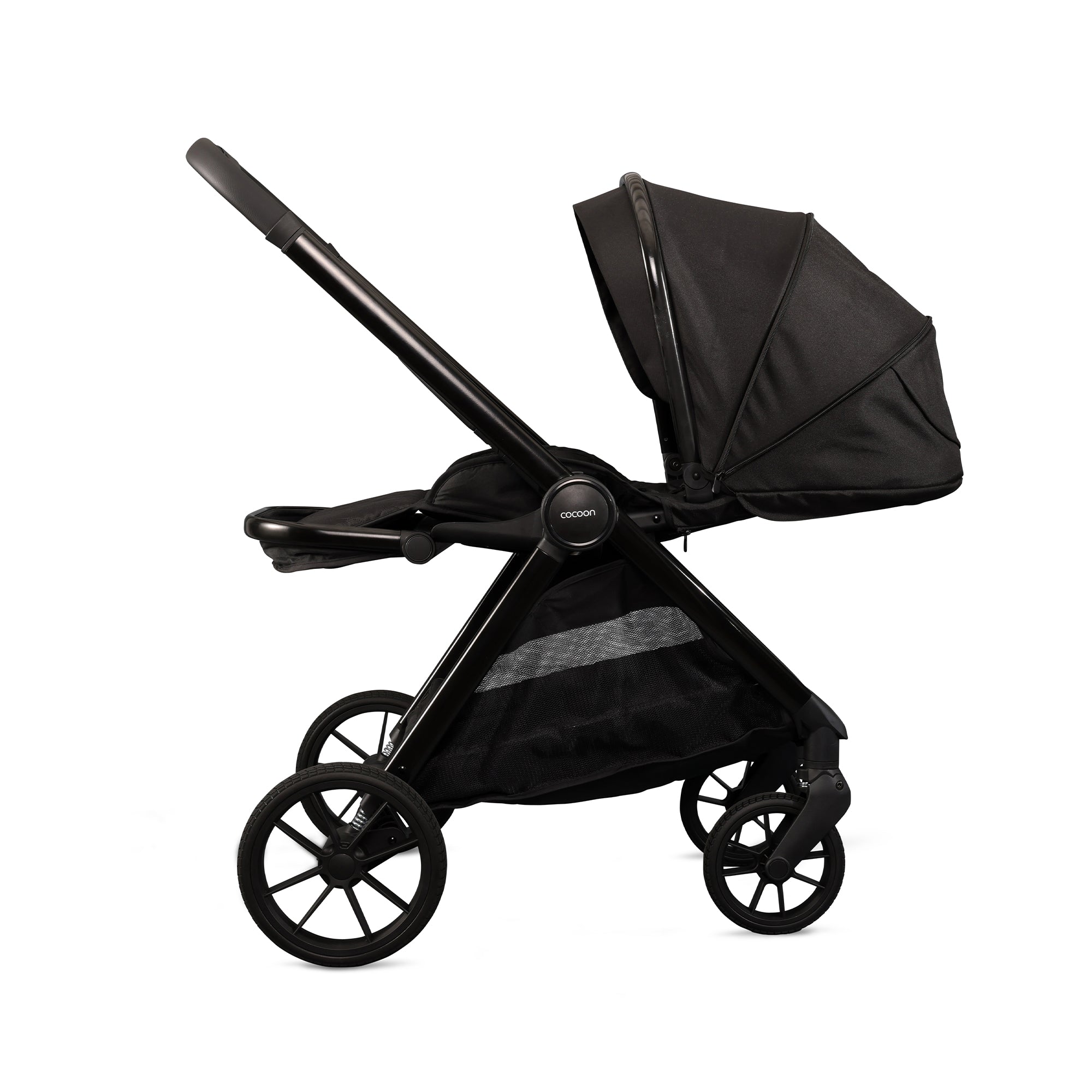 Mee-Go Cocoon Pushchair with Accessories - Liquorice - Pushchair