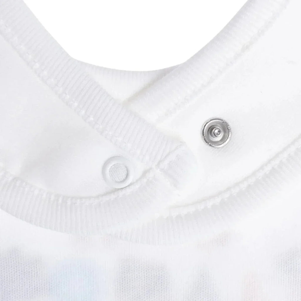 Messy Duck Embroidered Cotton Baby Bib Pack of 2 - Happy - Bibs