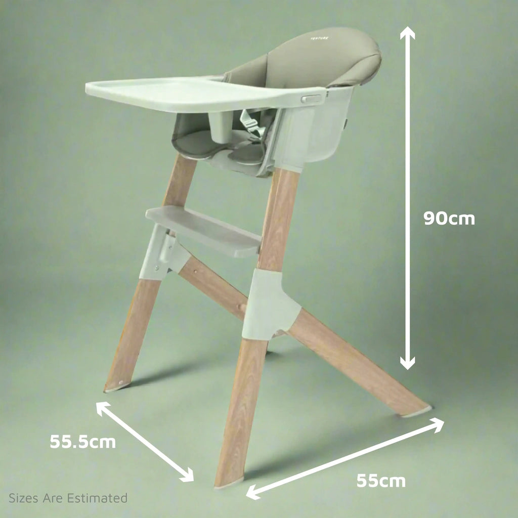 MICO Baby & Toddler Highchair - Green - Highchair