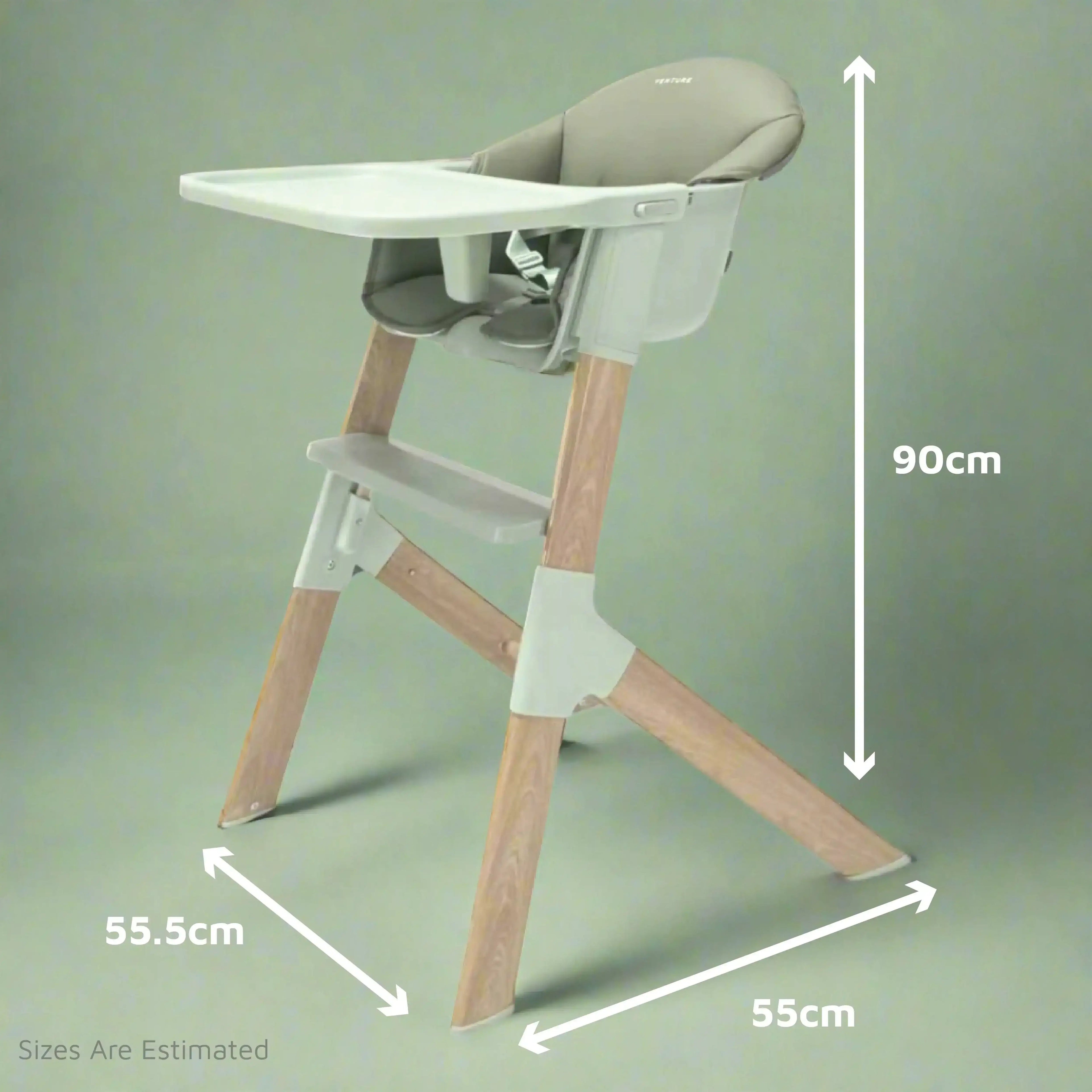 MICO Baby & Toddler Highchair - Green - Highchair