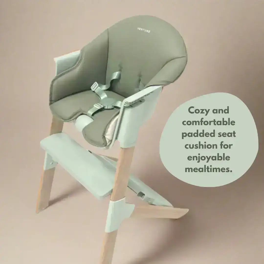 MICO Baby & Toddler Highchair - Green - Highchair