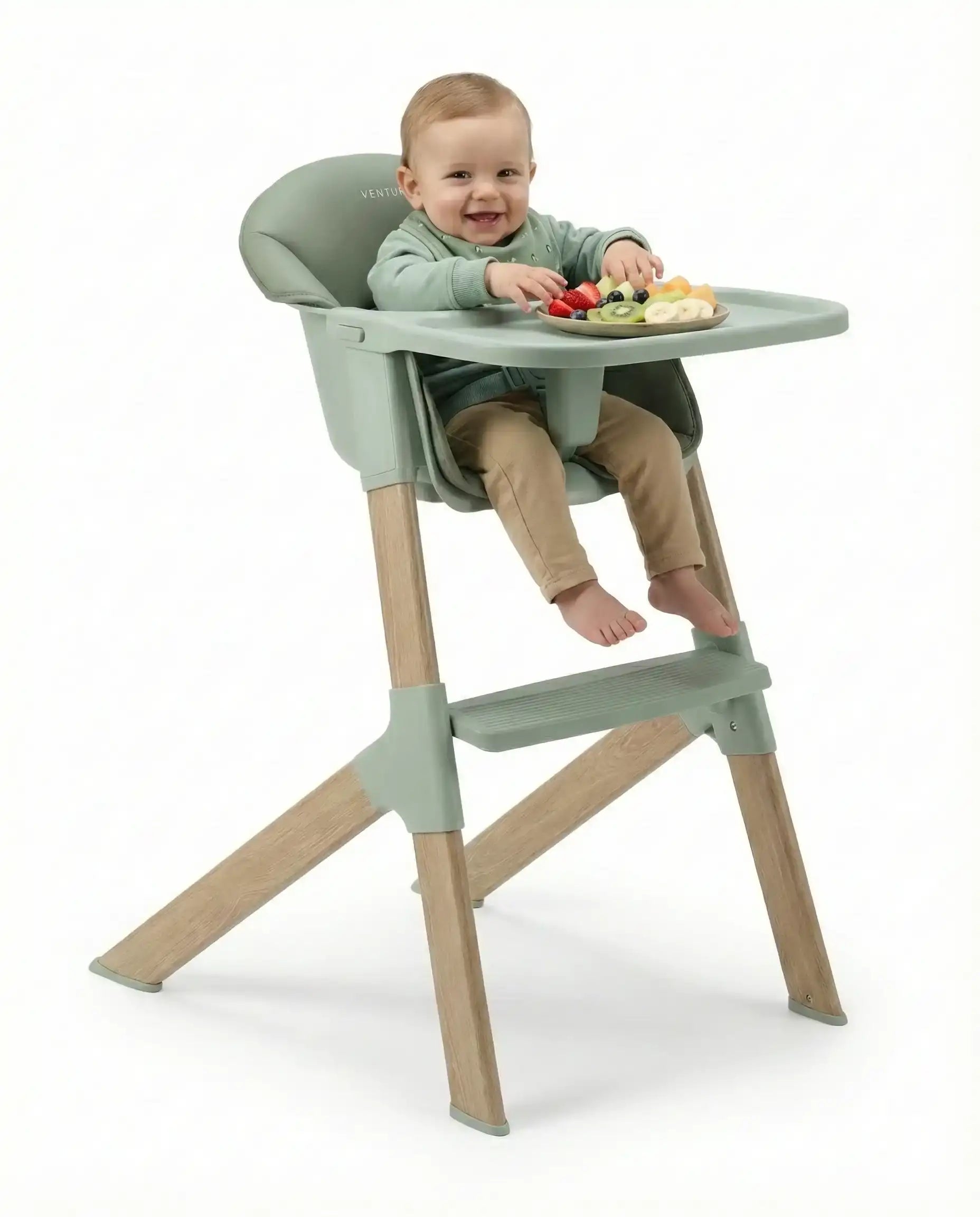 MICO Baby & Toddler Highchair - Green - Highchair