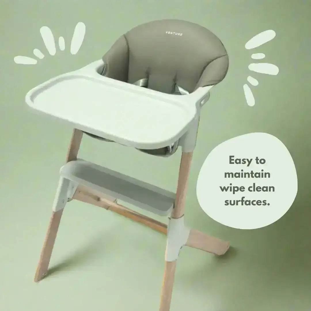 MICO Baby & Toddler Highchair - Green - Highchair
