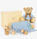 Milestone Snuggles Personalised Baby Gift Set - Blue sky
