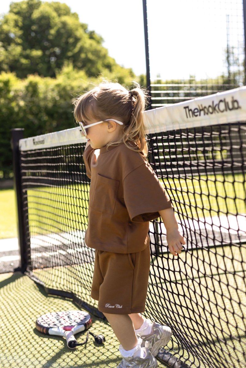 Mini Cozy Crew Resort Club Shorts - Toffee - Outfit Sets