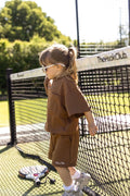 Mini Cozy Crew Resort Club Shorts - Toffee - Outfit Sets