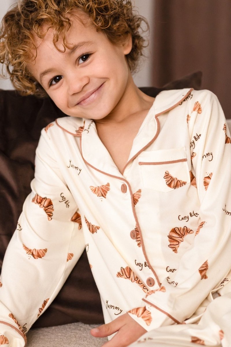 Mini COZY Croissant Club Pyjamas - Pyjamas