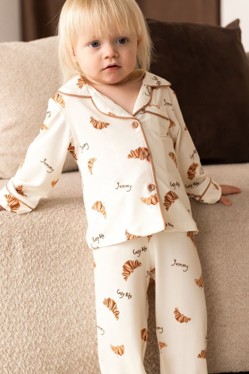 Mini COZY Croissant Club Pyjamas - Pyjamas