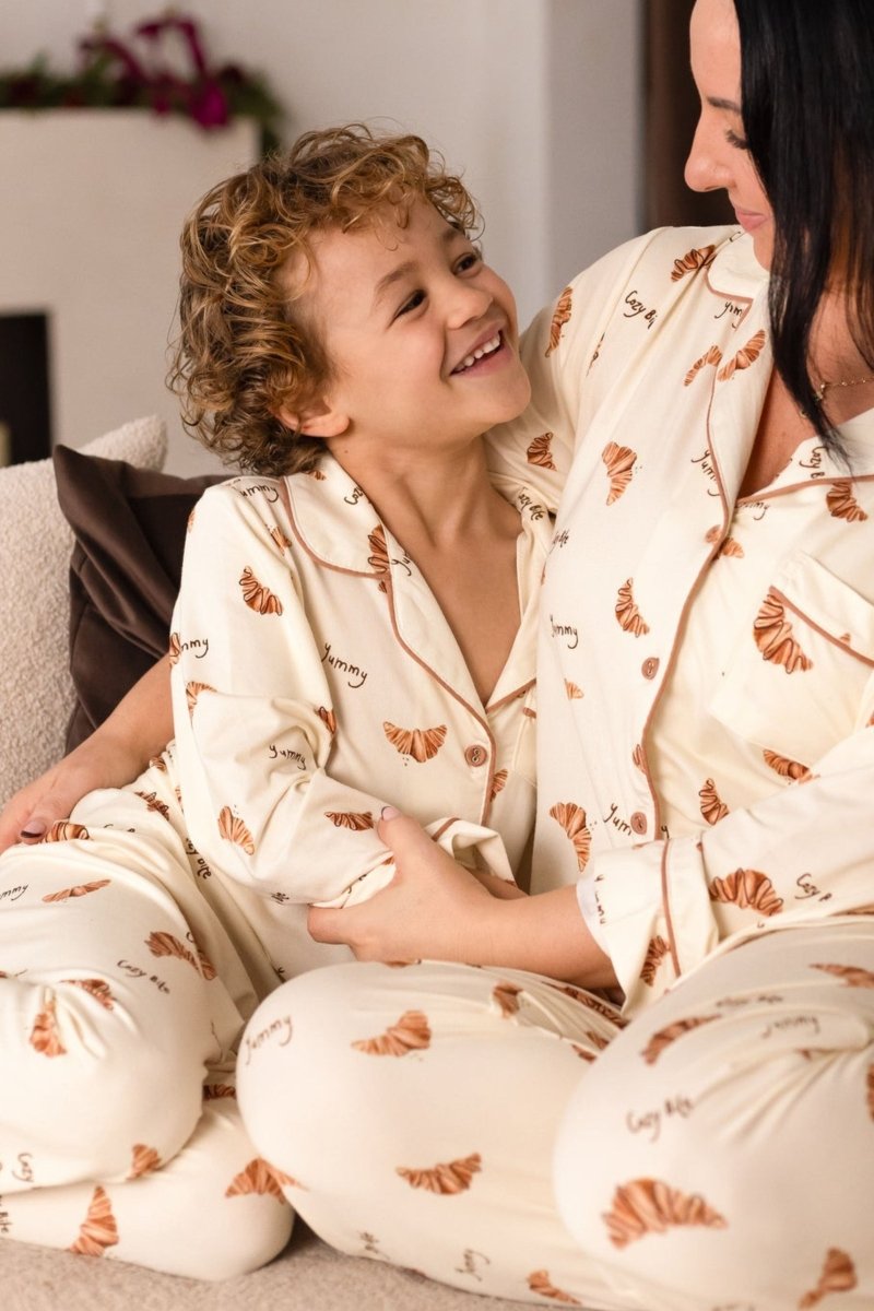 Mini COZY Croissant Club Pyjamas - Pyjamas