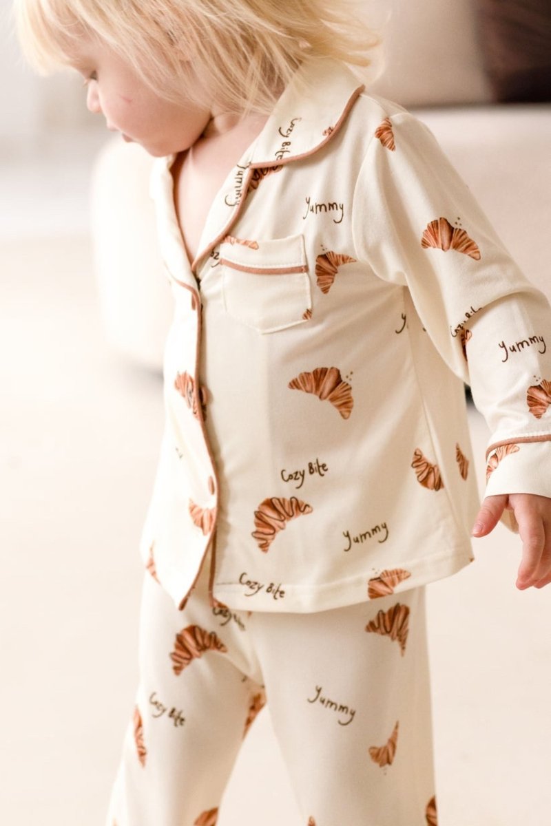 Mini COZY Croissant Club Pyjamas - Pyjamas