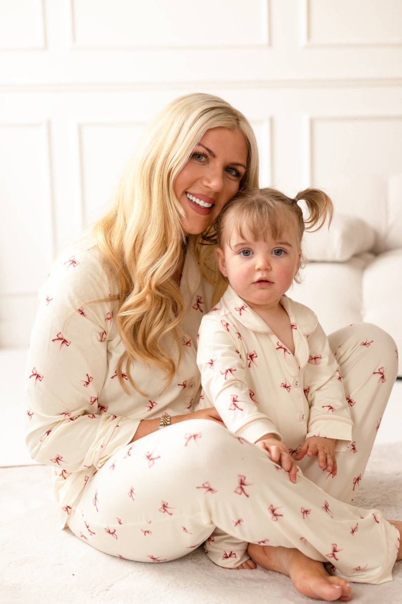 Mini COZY Rosy Ribbon Pyjamas Set - Pyjamas
