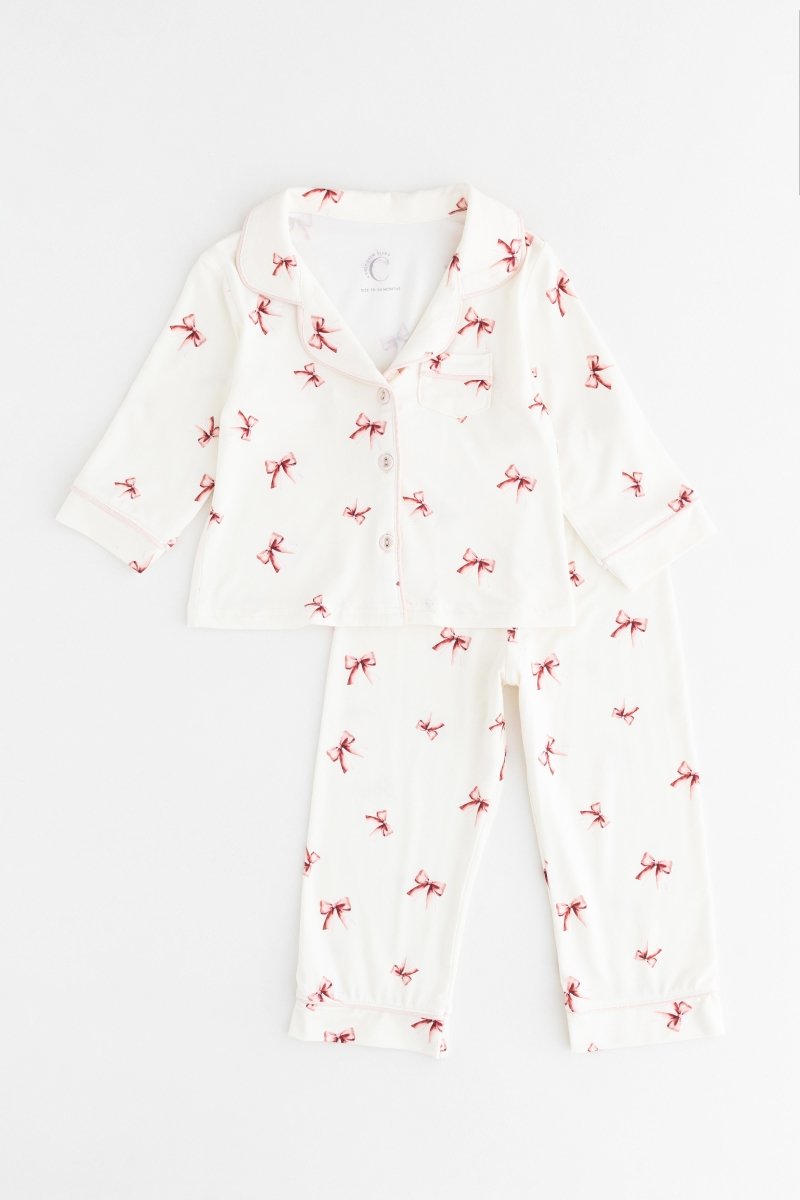 Mini COZY Rosy Ribbon Pyjamas Set - Pyjamas
