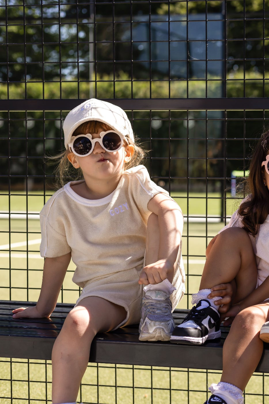 Mini COZY Terry Towelling Tee - Sand - Outfit Sets