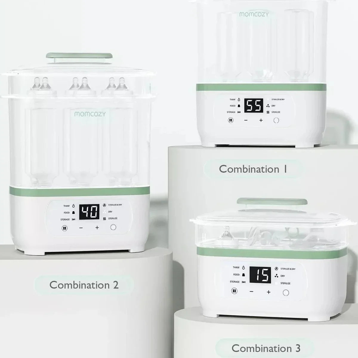 Momcozy 8-1 Bottle Steriliser & Dryer - Steriliser Units