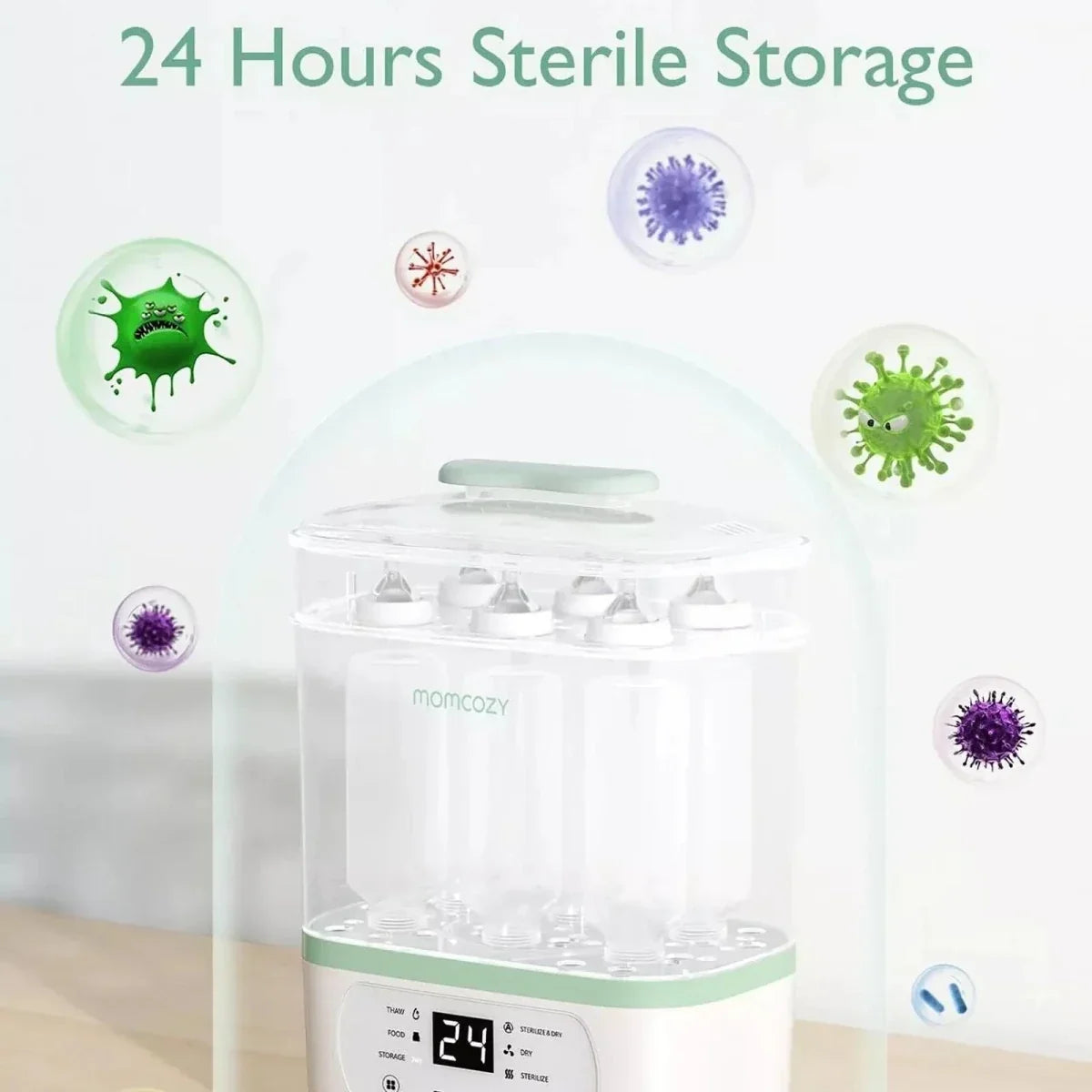 Momcozy 8-1 Bottle Steriliser & Dryer - Steriliser Units