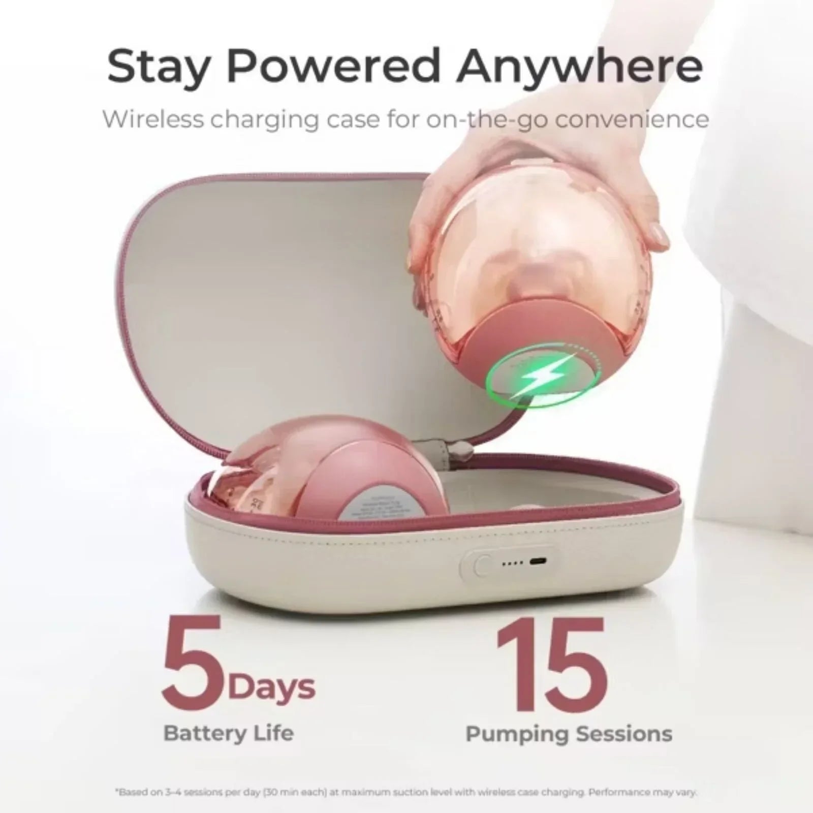 Momcozy Air 1 Ultra-Slim Double Breast Pump - Electric Breast Pumps