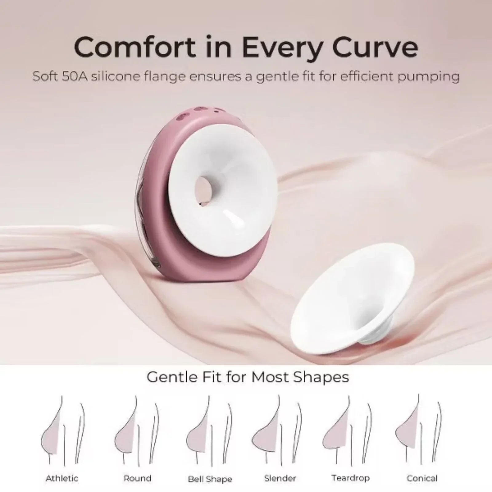 Momcozy Air 1 Ultra-Slim Double Breast Pump - Electric Breast Pumps