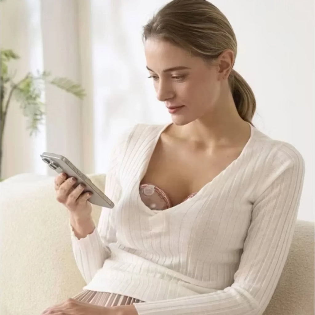 Momcozy Air 1 Ultra-Slim Double Breast Pump - Electric Breast Pumps