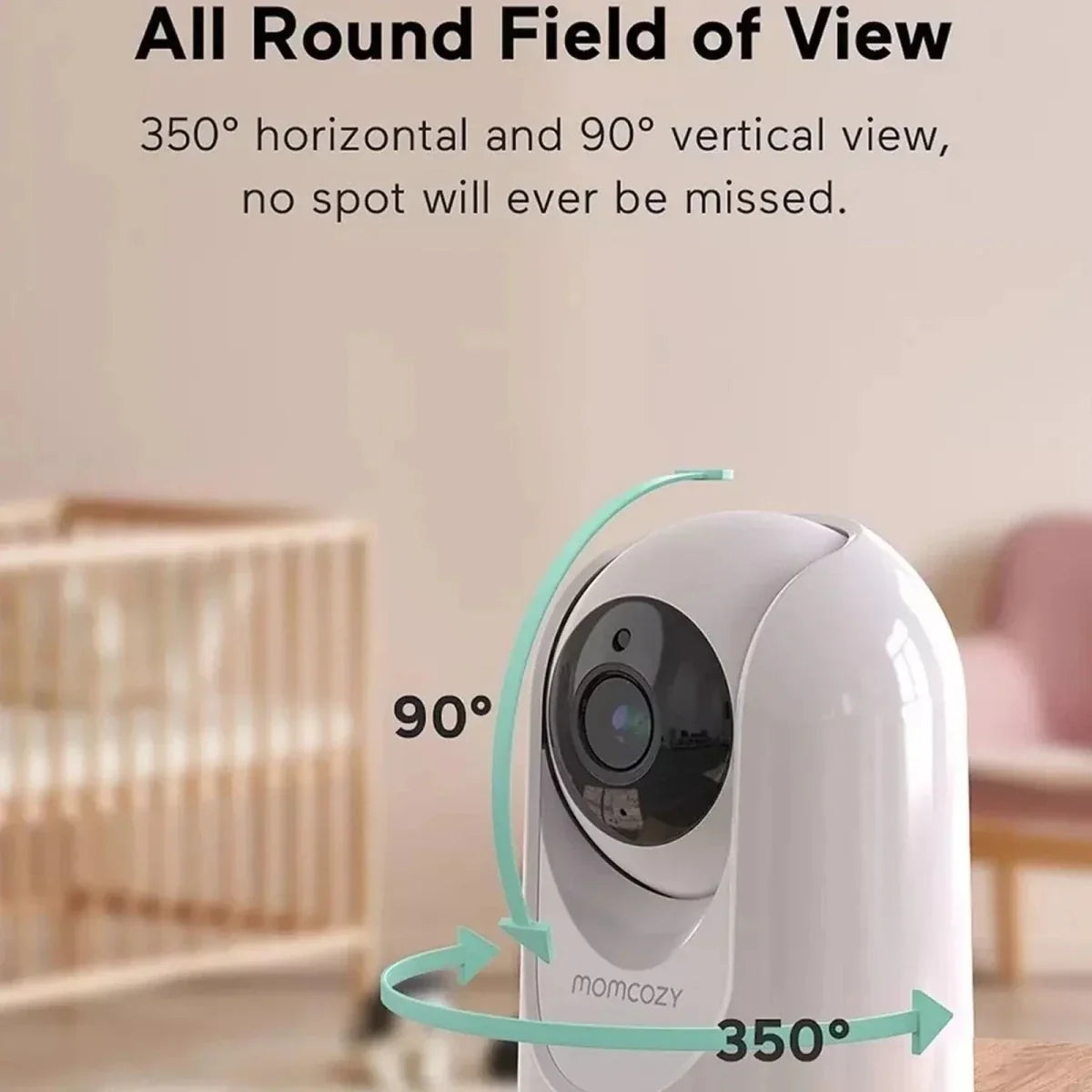 Momcozy BM01 5’’ Baby Monitor & Camera - Smart Baby Monitors