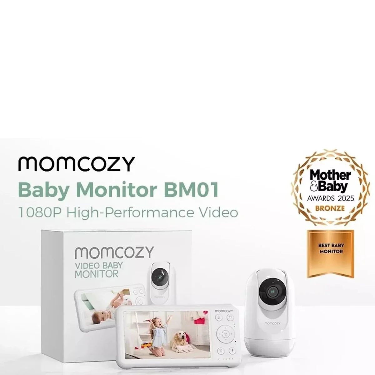 Momcozy BM01 5’’ Baby Monitor & Camera - Smart Baby Monitors