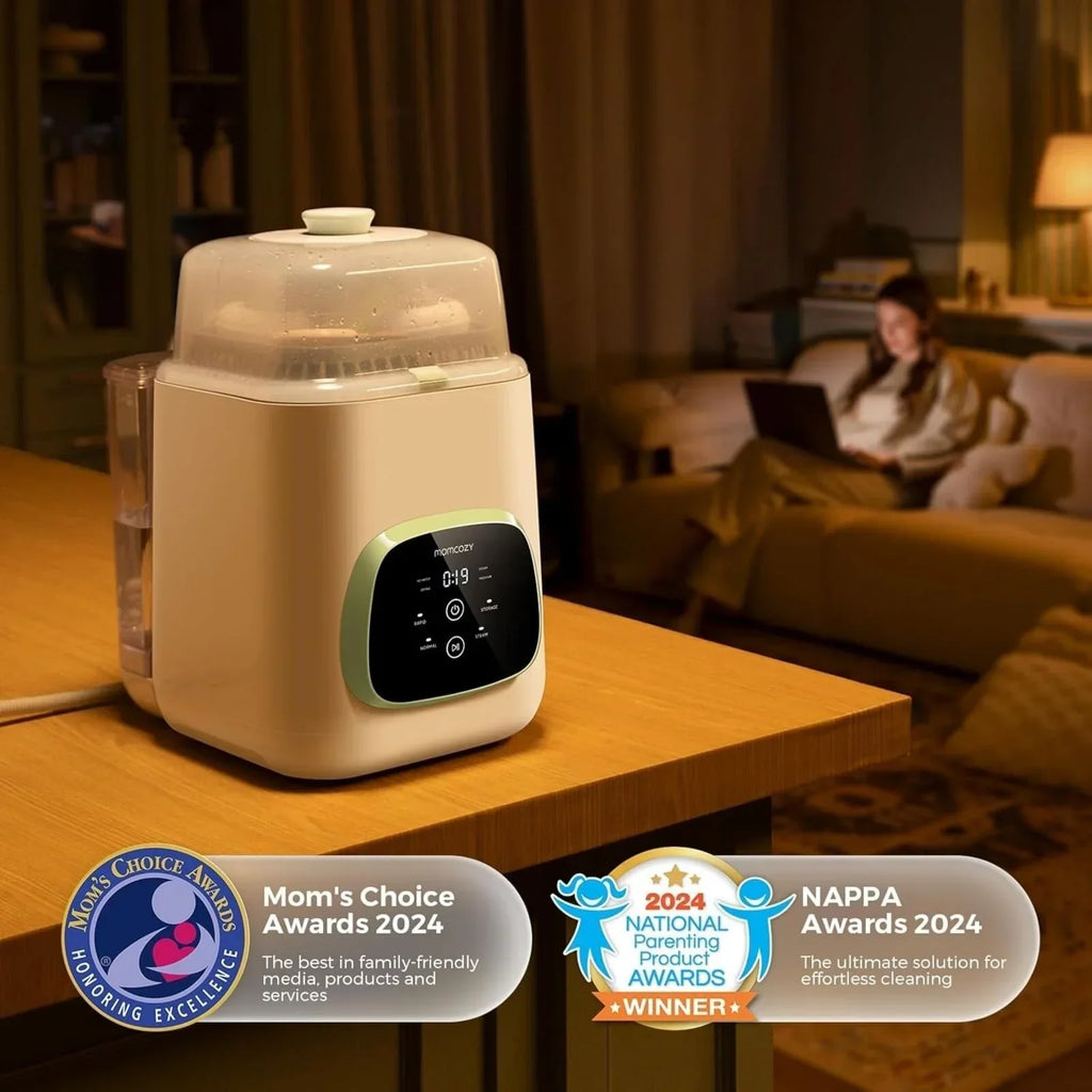 Momcozy KleanPal Pro Baby Bottle Washer & Steriliser & Dryer - Steriliser Units