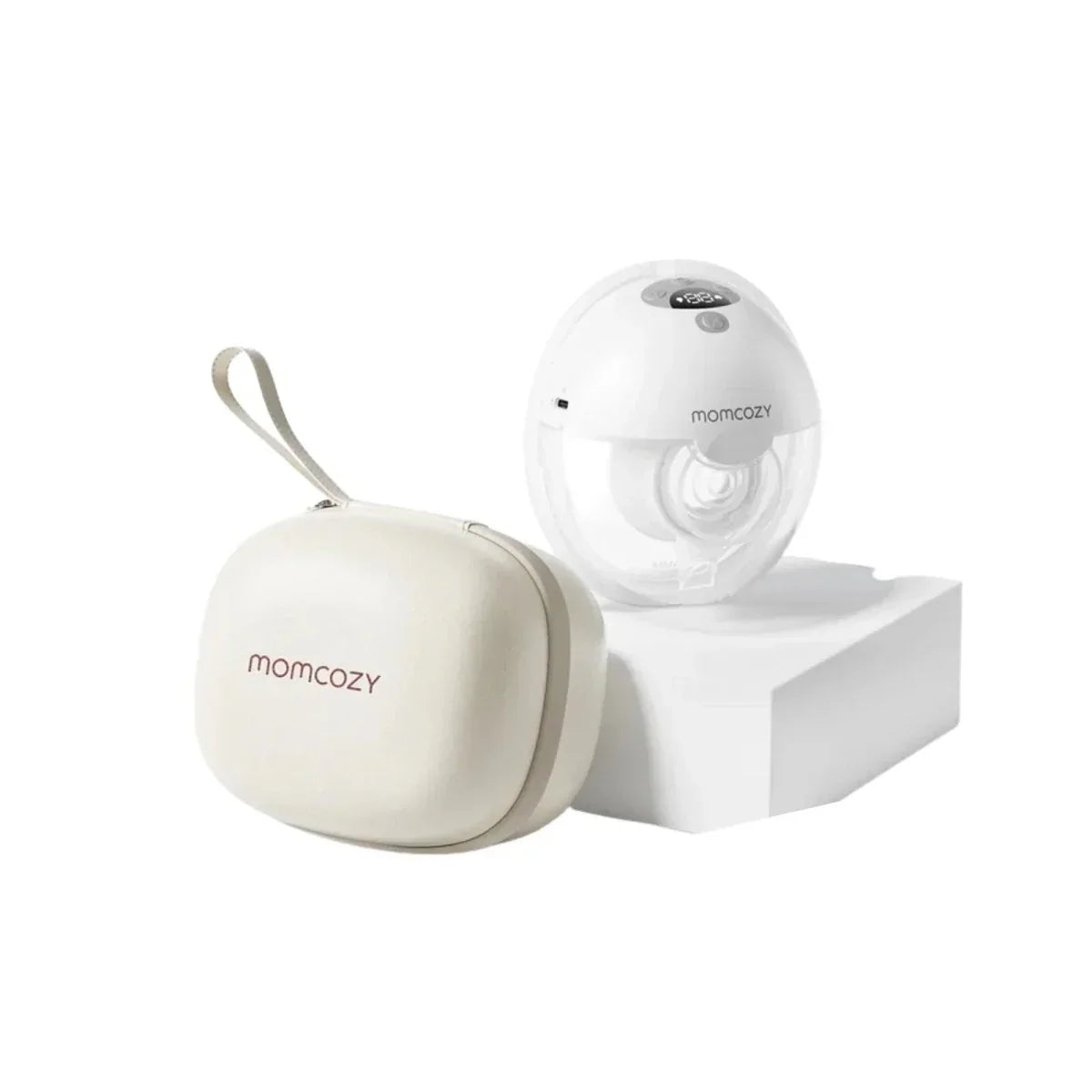 Momcozy M5 Smart Single Wearable Electric Breast Pump - Gray - Electric Breast Pumps
