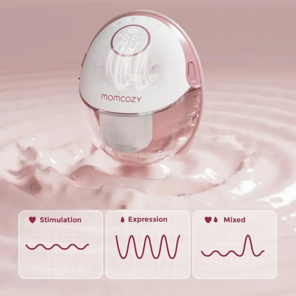 Momcozy M6 Mobile Style Double Wearable Electric Breast Pump - Electric Breast Pumps