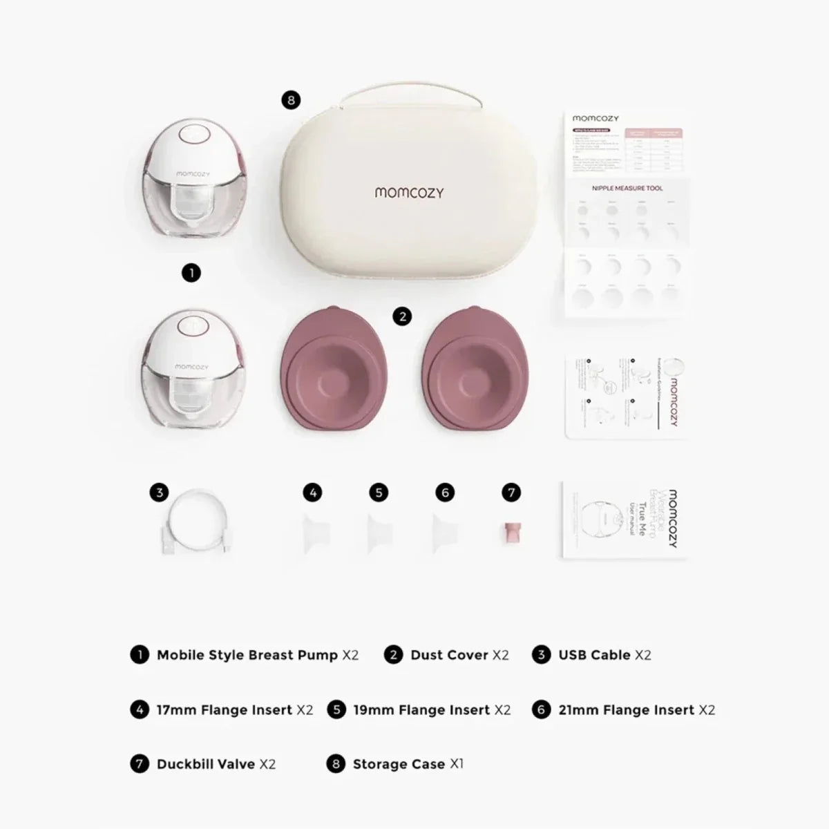 Momcozy M6 Mobile Style Double Wearable Electric Breast Pump - Electric Breast Pumps