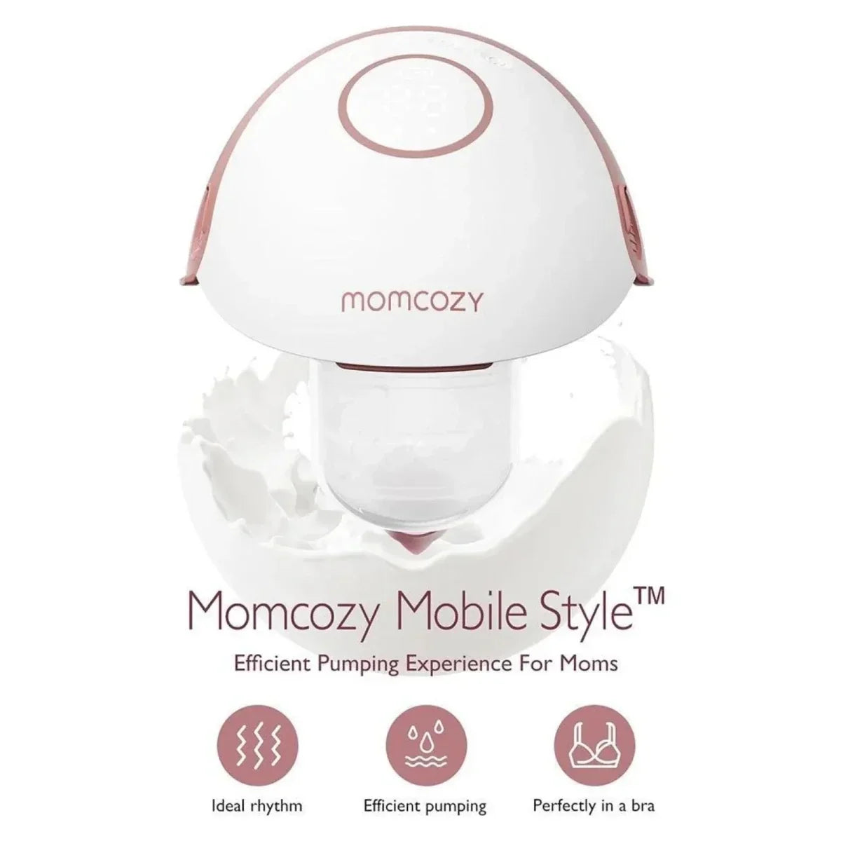 Momcozy M6 Mobile Style Double Wearable Electric Breast Pump - Electric Breast Pumps