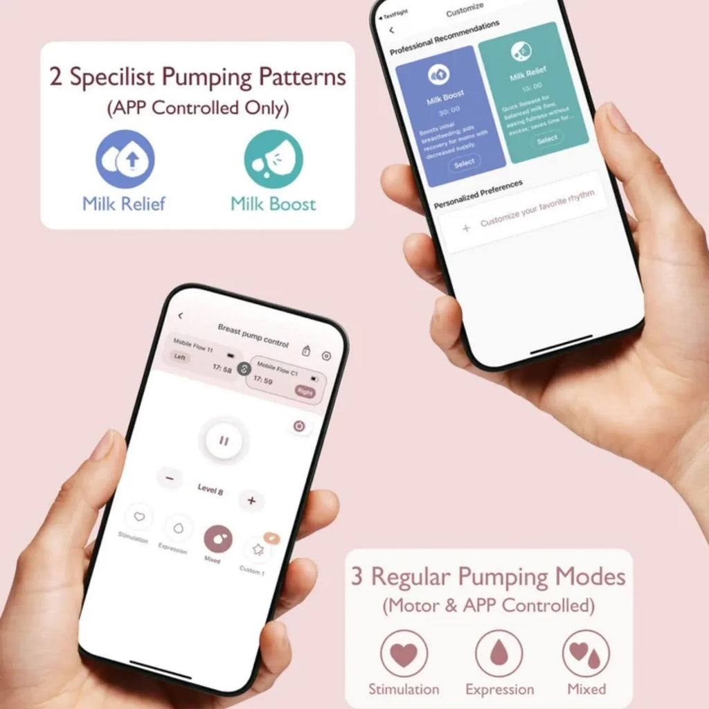 Momcozy M9 Mobile Flow Double Breast Pump - Electric Breast Pumps