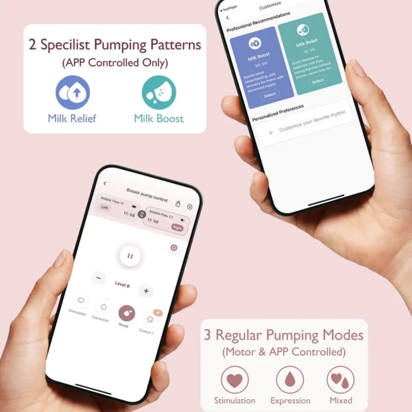 Momcozy M9 Mobile Flow Double Breast Pump - Electric Breast Pumps