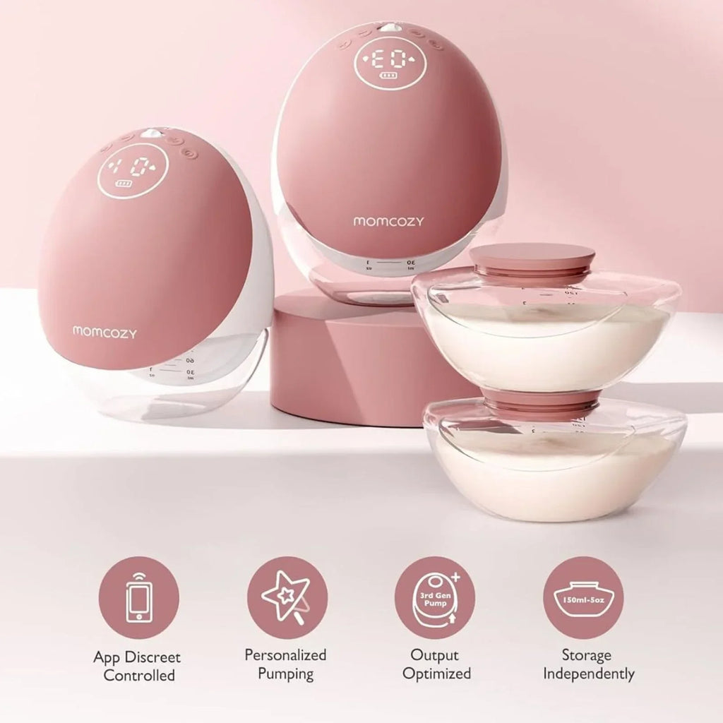 Momcozy M9 Mobile Flow Double Breast Pump - Electric Breast Pumps